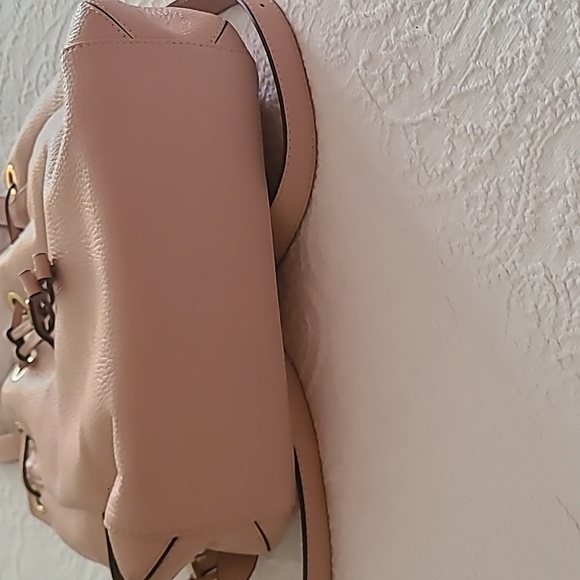 MICHAEL Michael Kors Pink Leather Backpack with Drawstring Closure - Picture 8 of 9